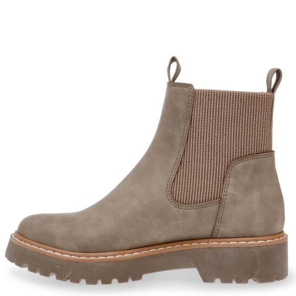 NIB DV by Dolce Vita LEIGHA Chelsea Boot Dark Taupe - Picture 5 of 13